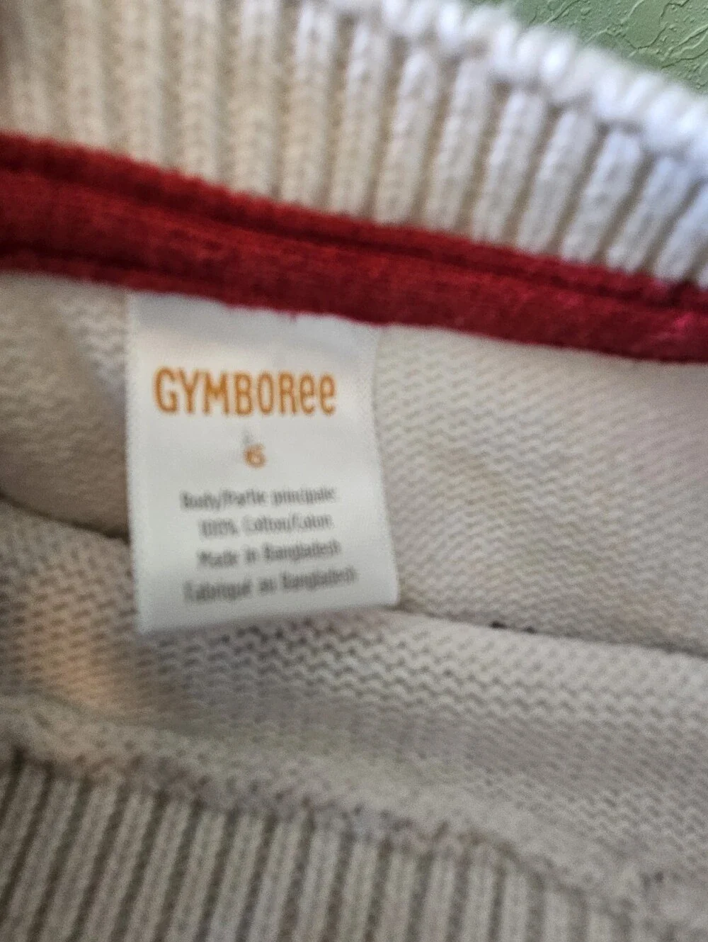 Boys Gymboree Christmas Reindeer Sweater Size 6